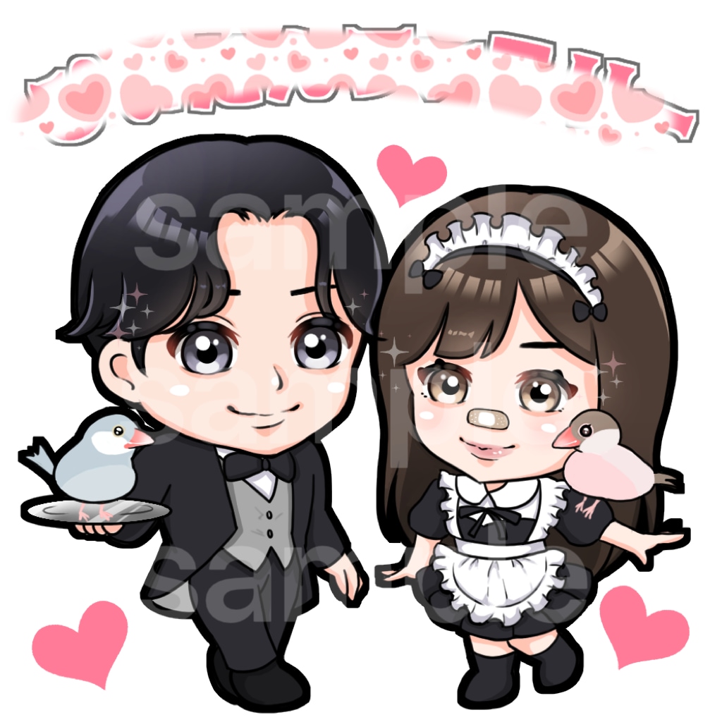 カッコ可愛くデフォルメ★あなたのミニキャラ描きます ★SNS等のアイコン・プレゼント・名刺にぴったりです！ イメージ6