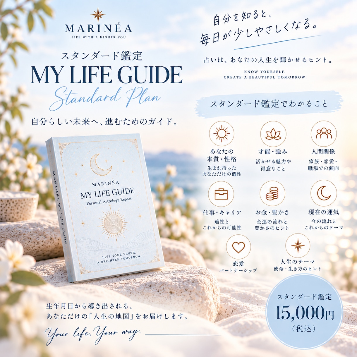 本当の自分を深く知る運命鑑定書をお作りします 才能・仕事・恋愛・人生のテーマまで丁寧に読み解きます イメージ1