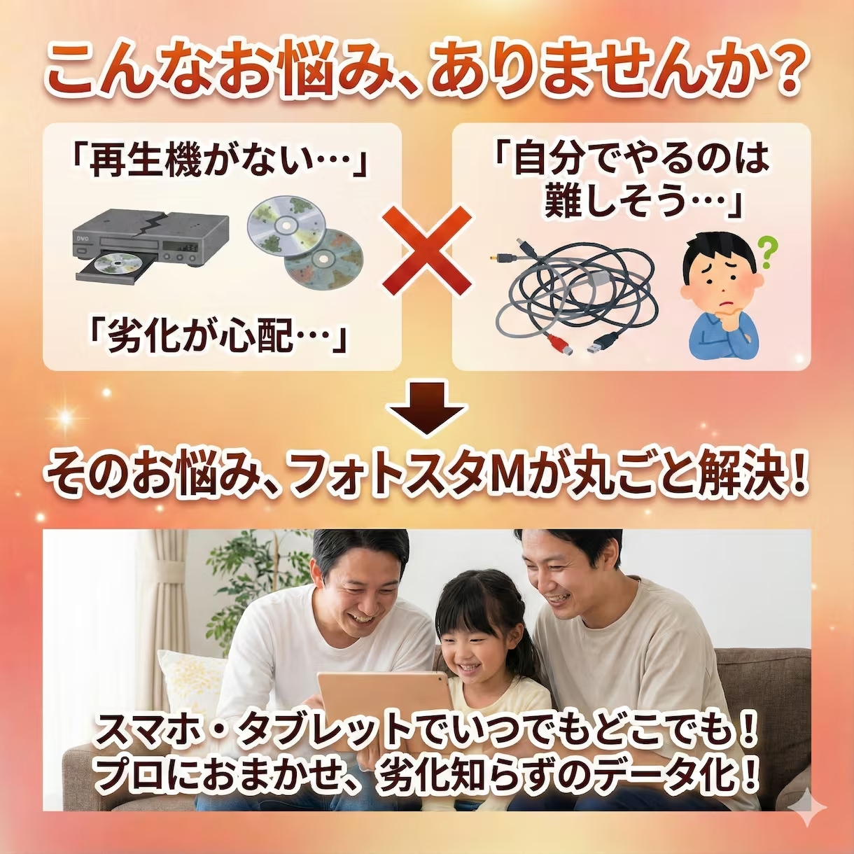 お手持ちのDVD・BDを携帯で見れる様にします お手持ちのDVD・BDを気軽に持ち歩けます イメージ3