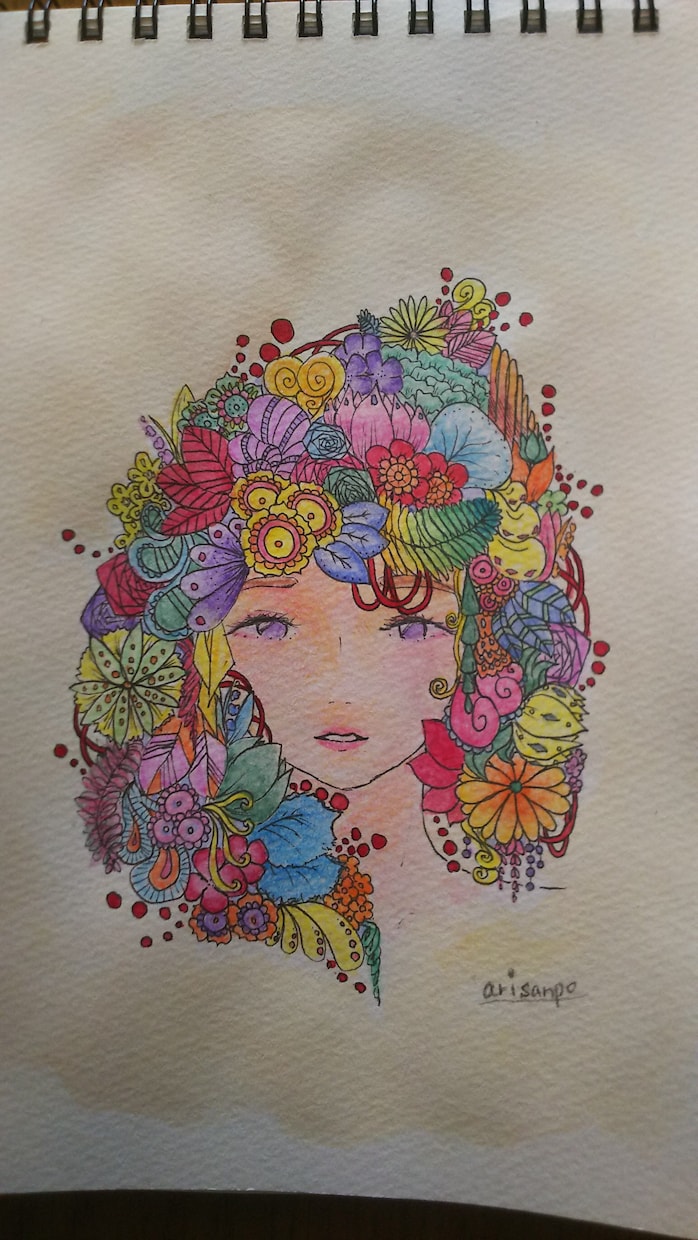 アナログイラスト描きます 華やかであたたかみのある絵を飾ってみませんか？ イメージ1