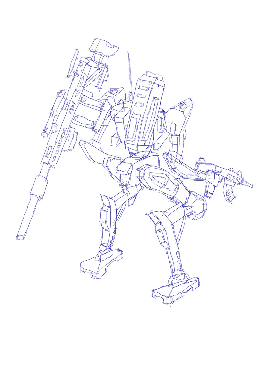 ロボット、メカ、乗り物のイラストを描きます キャラ、背景、アイテム、ロボット、乗り物、メカデザインを制作 イメージ8