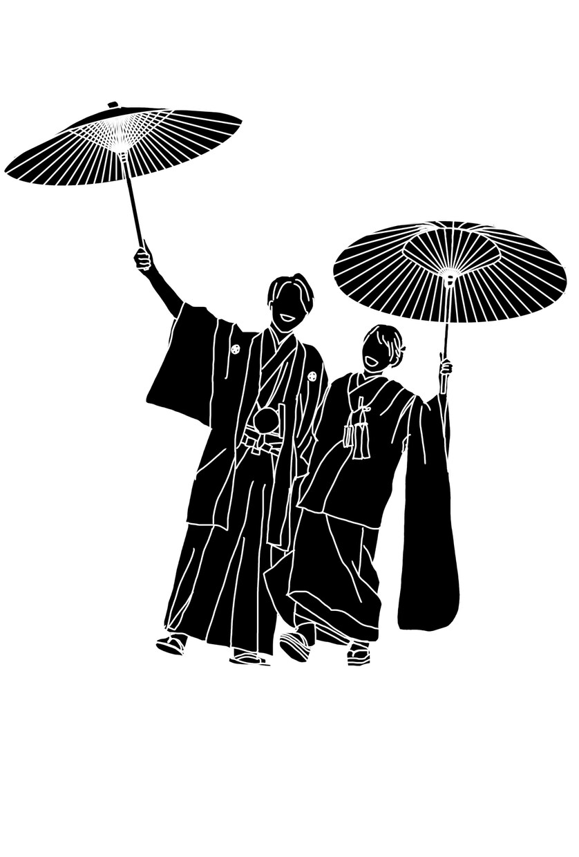 白黒で写真データを元にイラスト作成致します SNSのアイコンや、携帯の待ち受け画像にも使えます！ イメージ4