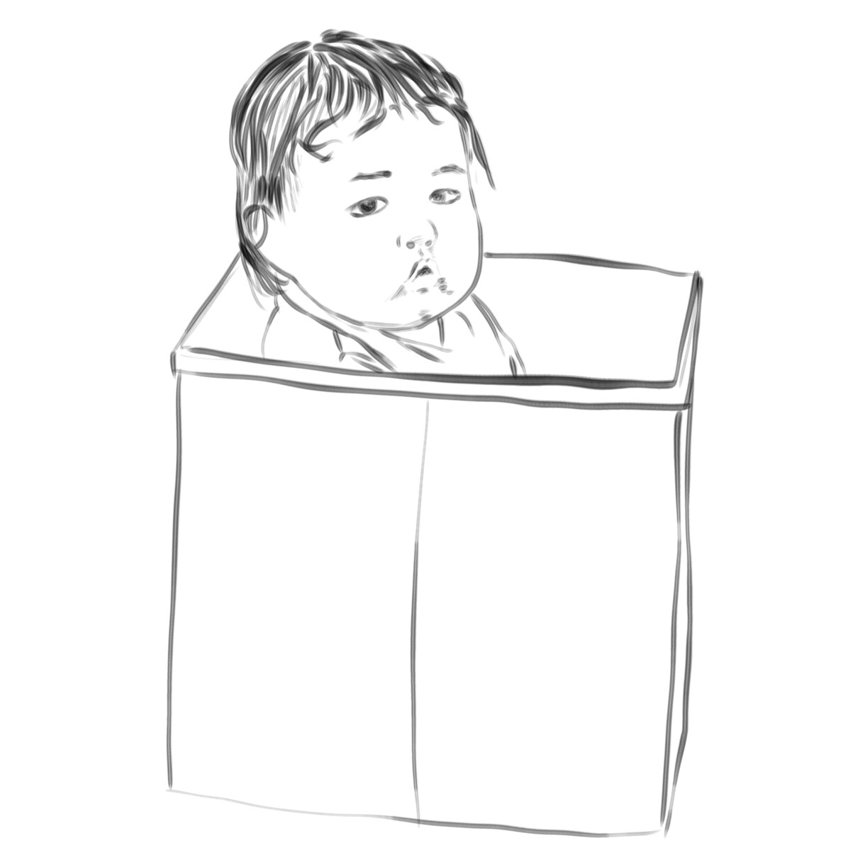 筆書き風似顔絵描きます 筆書き風が好きな方、思い出に残したい方、記念に残したい方 イメージ5