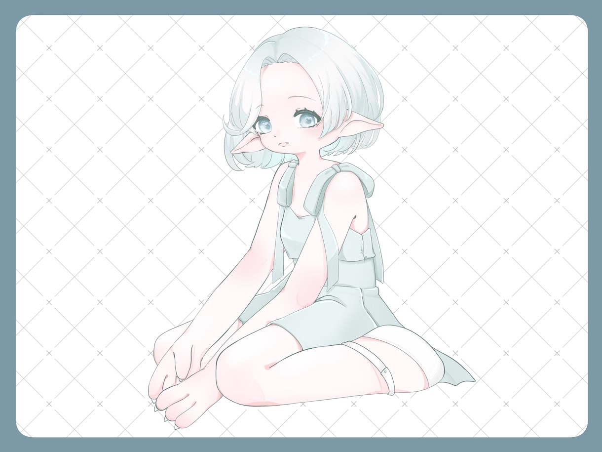 かわいい女の子イラスト書けます VTuber様・配信者様向けふわかわイラスト制作します イメージ3