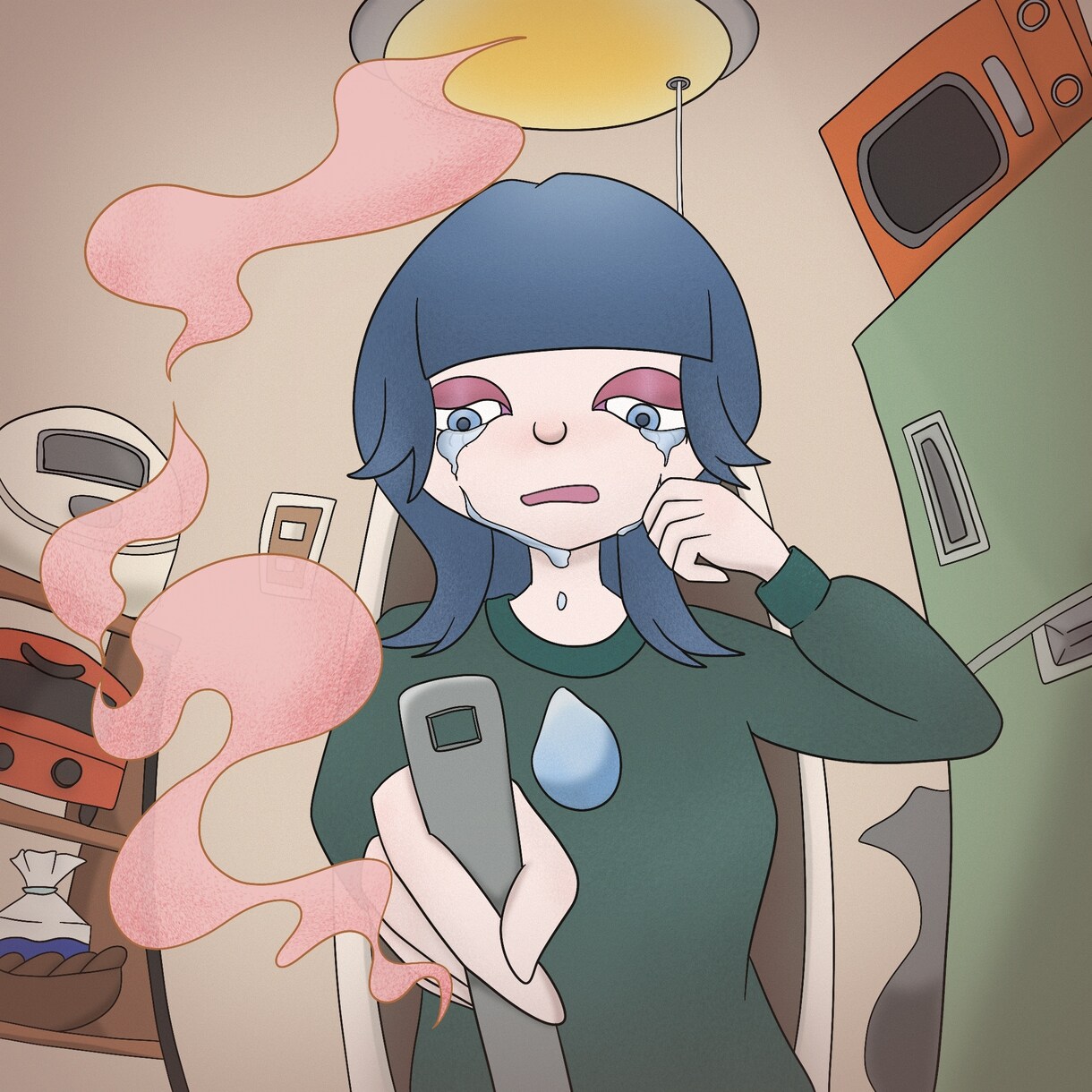 アンニュイで世界観のあるイラストを描ききます アイコン・グッズ・フライヤー・CDジャケットなど制作致します イメージ6