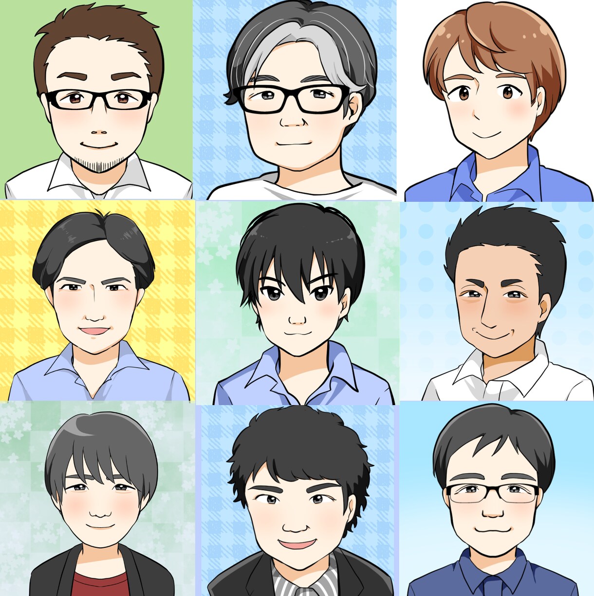 萌え/似顔絵アイコン描きます 写真からの似顔絵もＯＫ．アイコン作成 イメージ8