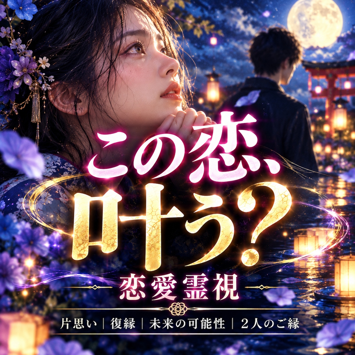 報われない恋に導きを◆相手の本音と未来を明かします 復縁・片思い・相手の本音｜彼の深層本音と成就への道を導きます イメージ1