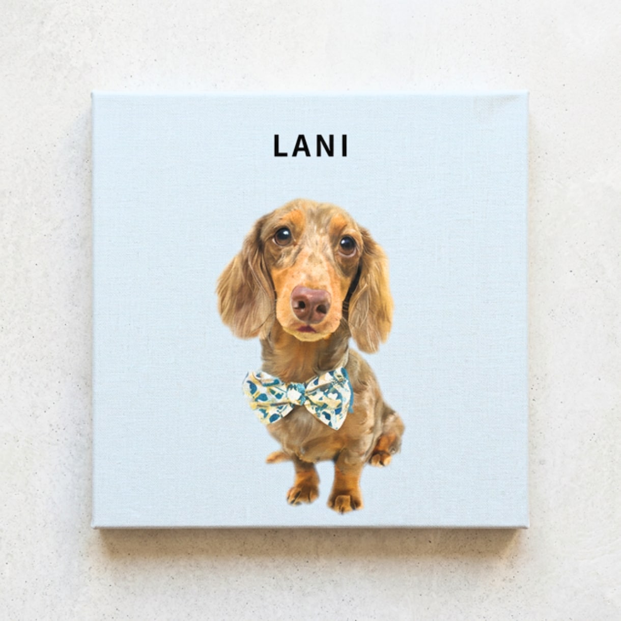 愛犬、猫、ペットの似顔絵アートを作ります お気に入りの1枚を本格キャンバスに。送料込・スマホ写真OK イメージ1