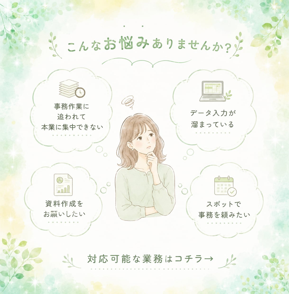 オンライン事務｜忙しいあなたの時間を作ります ＼営業事務経験を活かした丁寧なサポート／ イメージ2