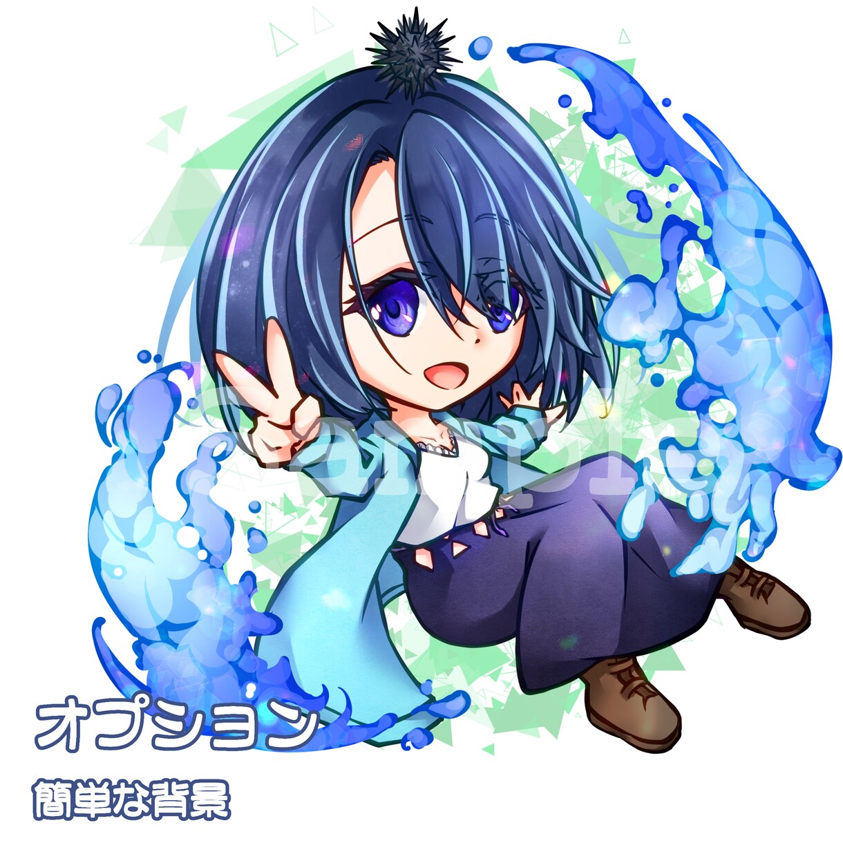 あなただけのミニキャライラスト作成します オリジナルグッズ作成、SHOWROOMアバターなどに是非 イメージ5