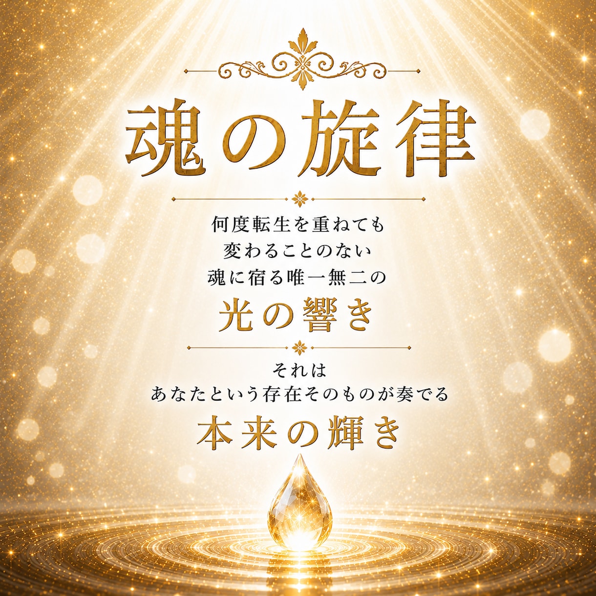 魂が持つ本来の《光》の輝きへと導きます 魂の旋律を届けるチャネリングセッション イメージ2