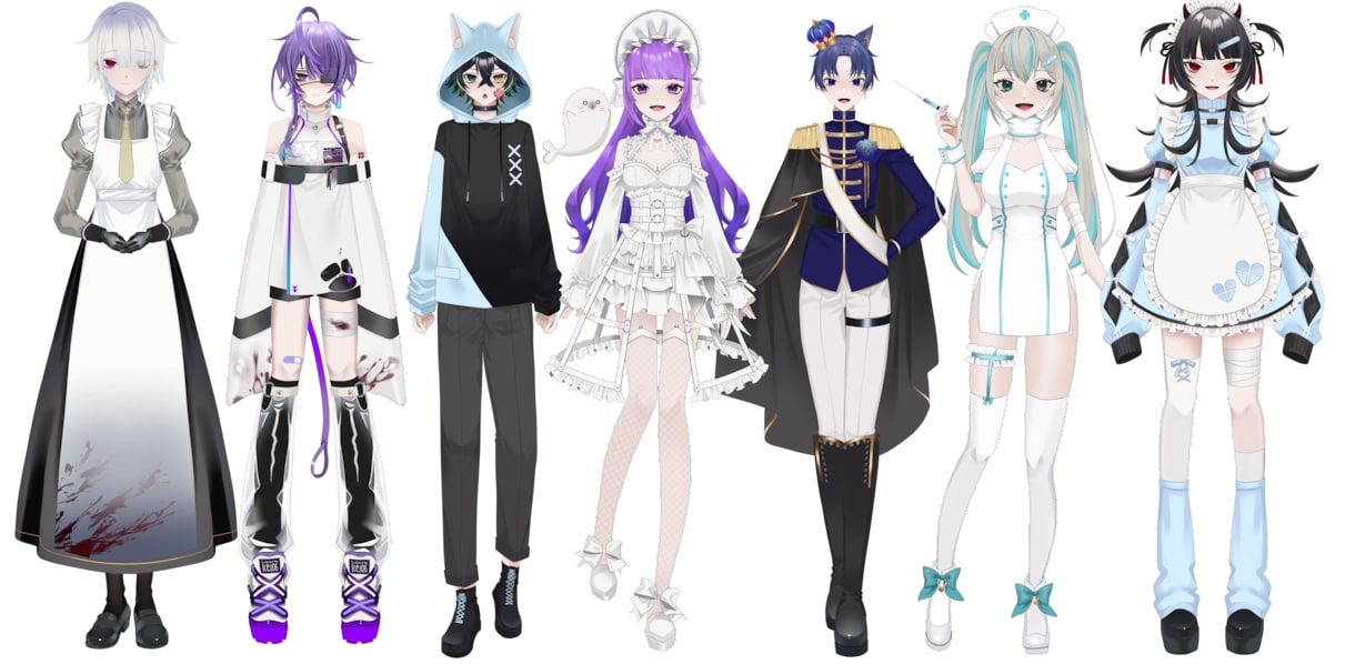 キャラクターデザイン・立ち絵制作致します 商用利用可！Vtuber立ち絵・IRIAM・TRPGなど イメージ8