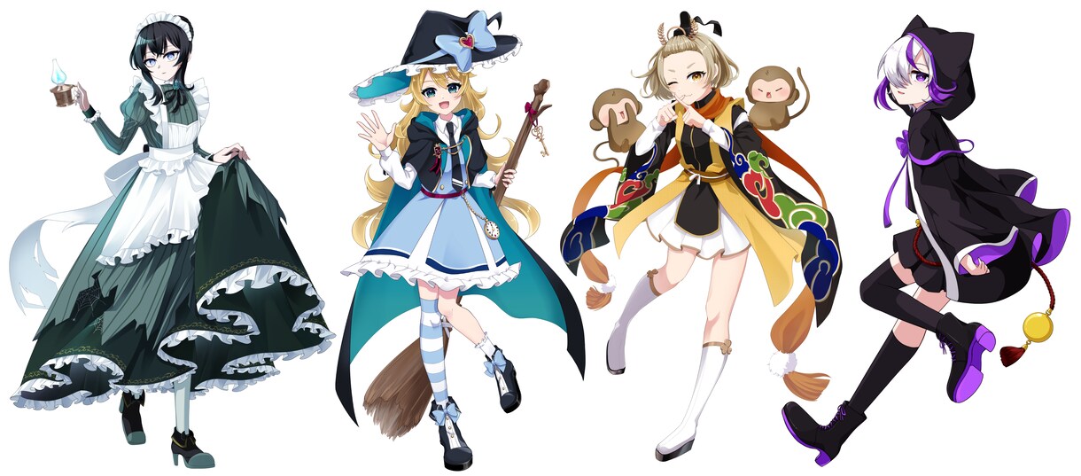 活動者様･ゲーム関連のイラスト描きます ご希望に添えるまで！絵柄寄せも可能です！ イメージ4