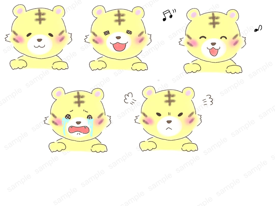 タレ目のゆるふわなアイコン描きます SNSやブログのアイコンにご利用いただけるイラスト描きます！ イメージ2
