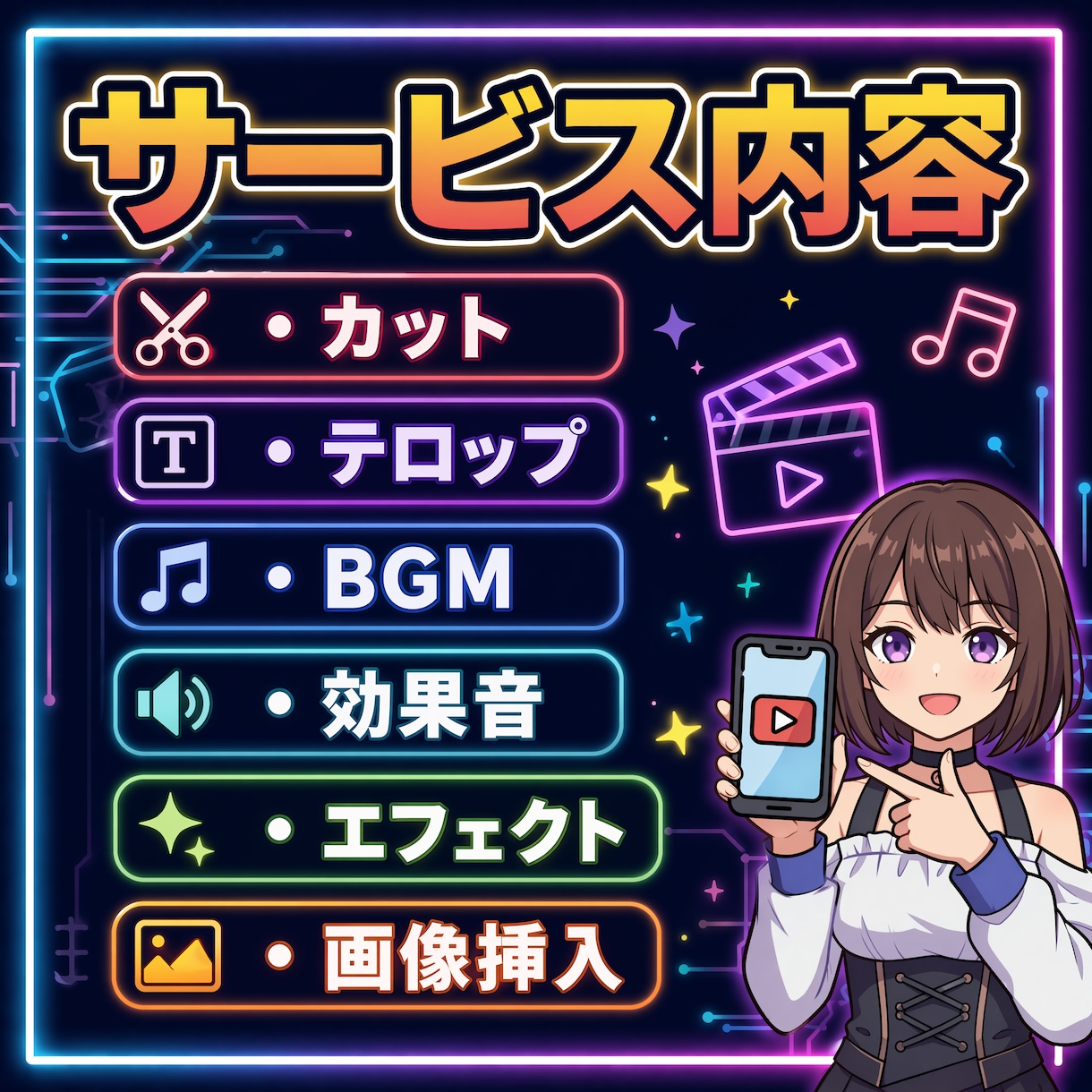 おまかせOK！現役Ch運営者がショート動画作ります Vtuber・配信者様向け切り抜き作成をプロにおまかせ！ イメージ2