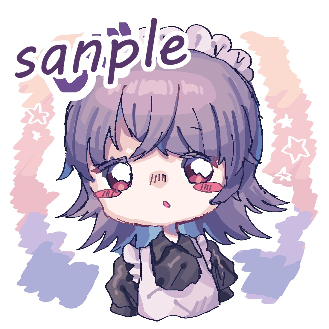 可愛くてふわふわした女の子のアイコンをお届けします 個性的な絵柄のかわいい女の子のアイコンを素早く描きます～！ イメージ10