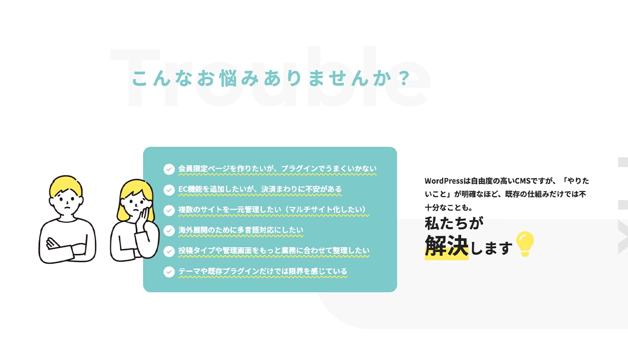 WordPressの機能追加やカスタマイズします 会員制/決済/多言語/マルチサイト/カスタム投稿等に対応 イメージ2