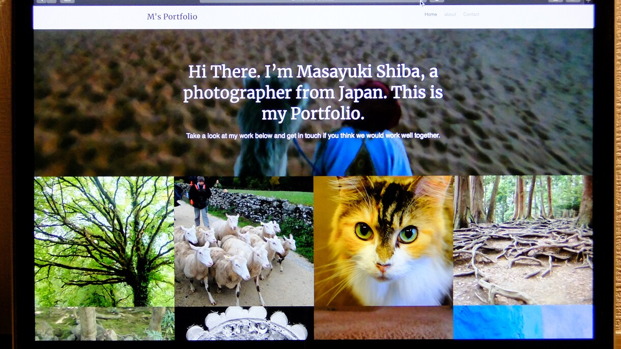 大阪：ポートフォリオサイトを構築します 「あなたの作品をシンプルで大胆に宣伝するサイト構築」 イメージ2