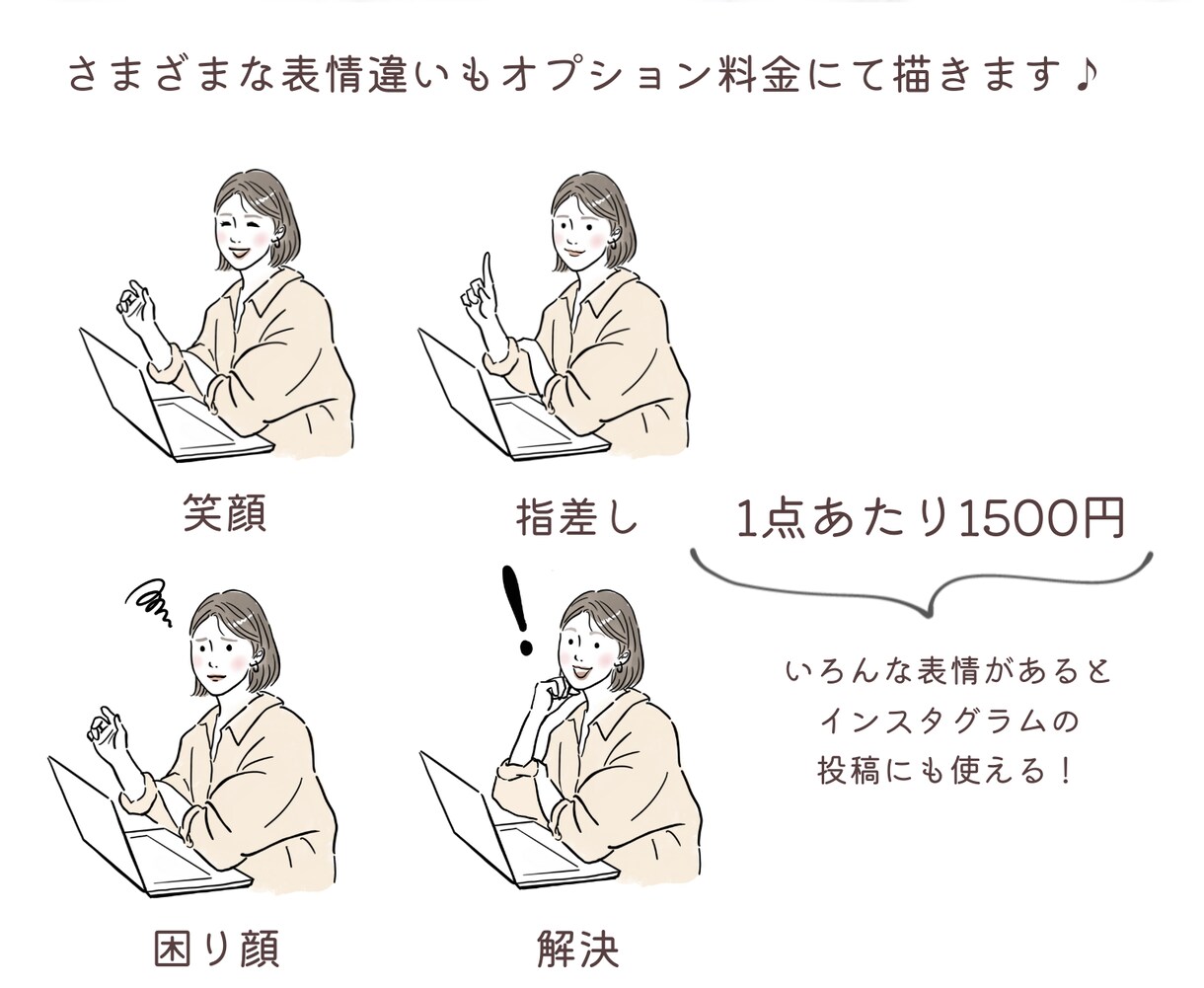 好印象なオリジナルアイコンイラストを描きます 清潔感のある線画イラストをオーダーメイドで作りませんか？ イメージ7