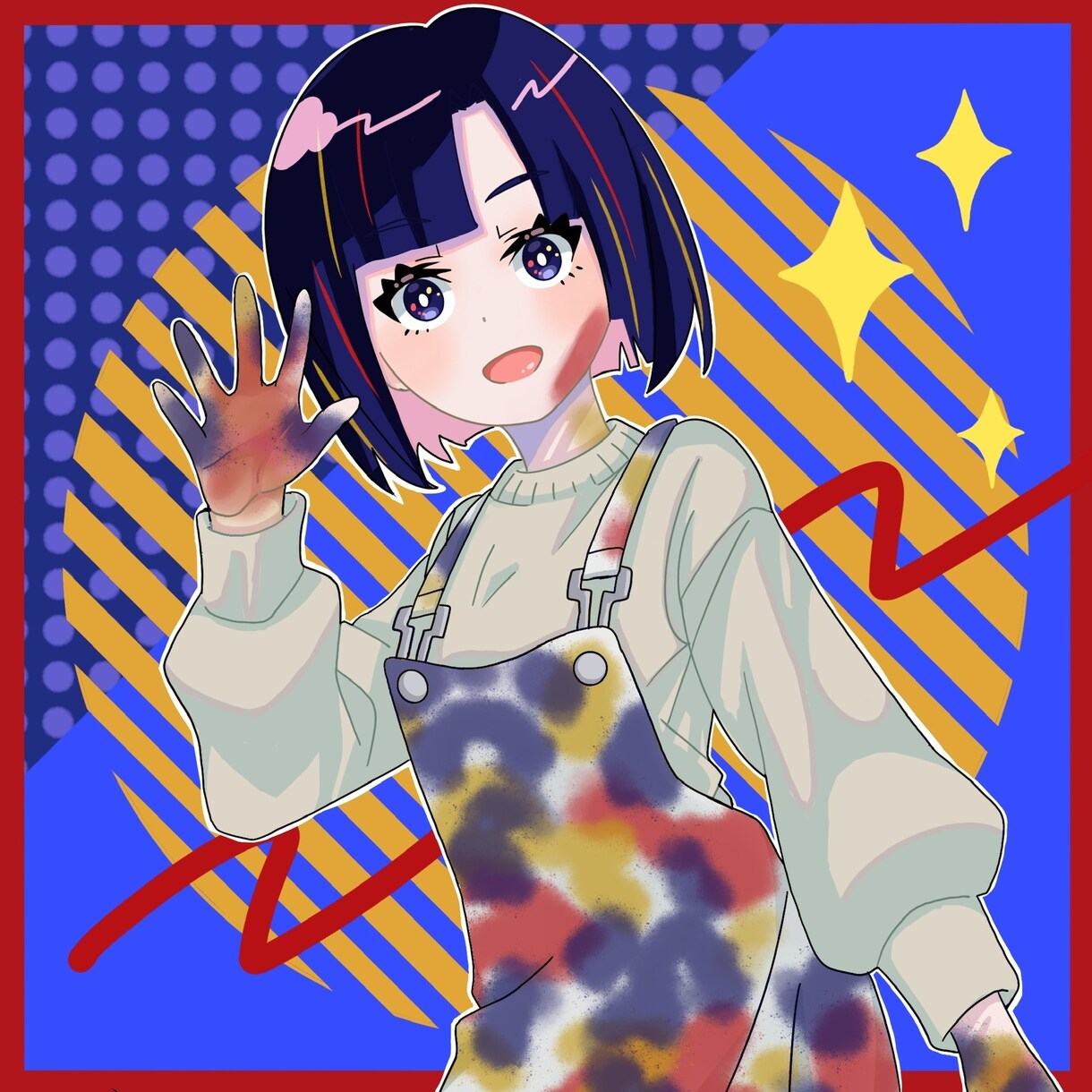 かわいい・かっこいい女の子描きます SNSやYoutube等のアイコンにどうぞ。 イメージ2
