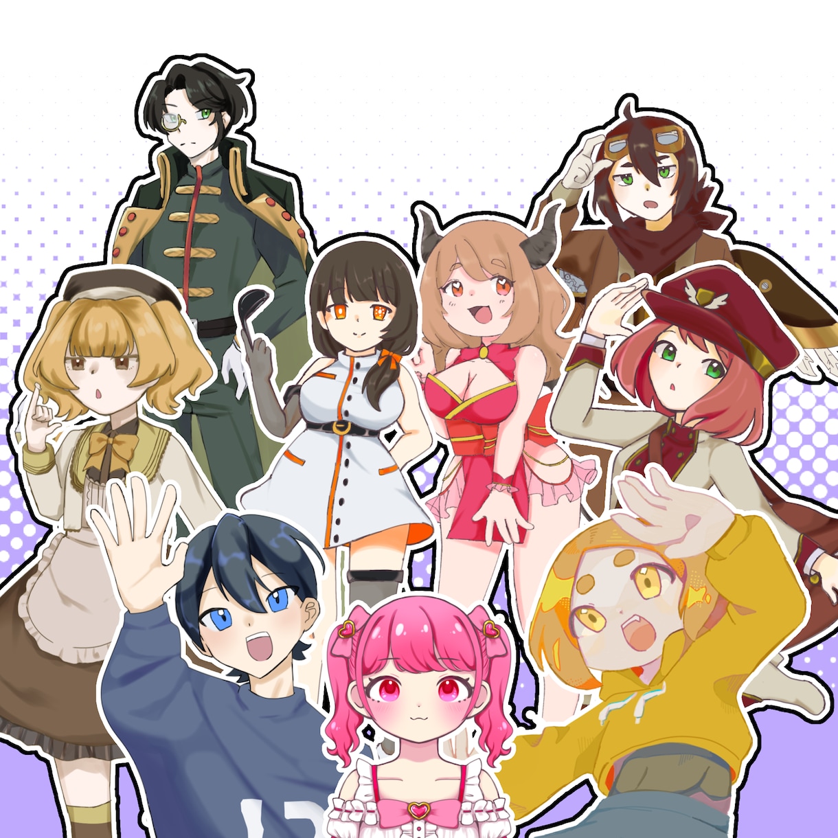 商用利用可！イラストお描きします 柔らかな印象の、可愛らしいイラストが得意です。 イメージ5