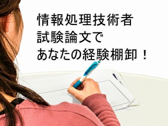 情報処理技術者試験（PM・SA）論文添削します 自分の経験で大丈夫？と不安な方に！あなたの経験引き出します！ イメージ1