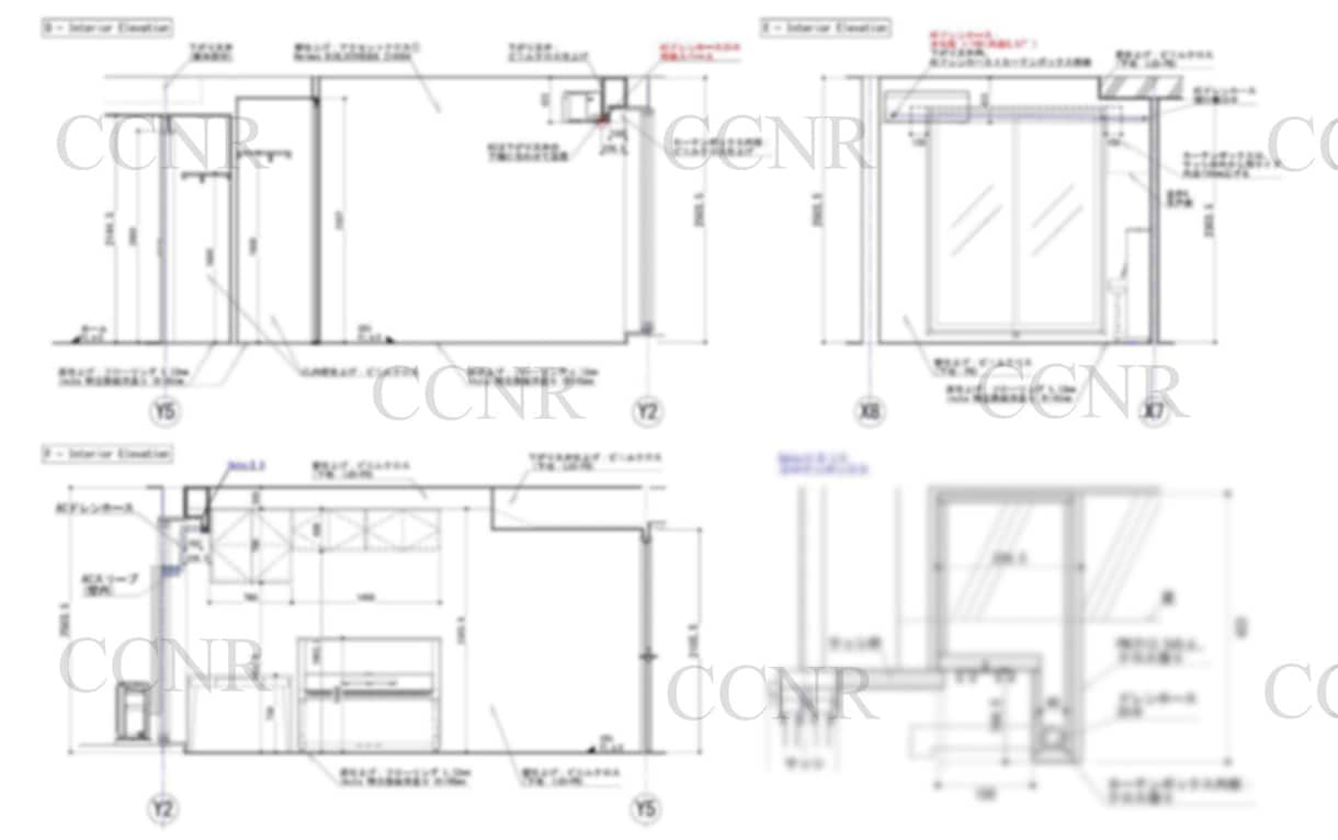 紙図面・手書き図・ラフプラン等をCAD化いたします AutoCAD or JW CADにてサポートいたします！ イメージ10