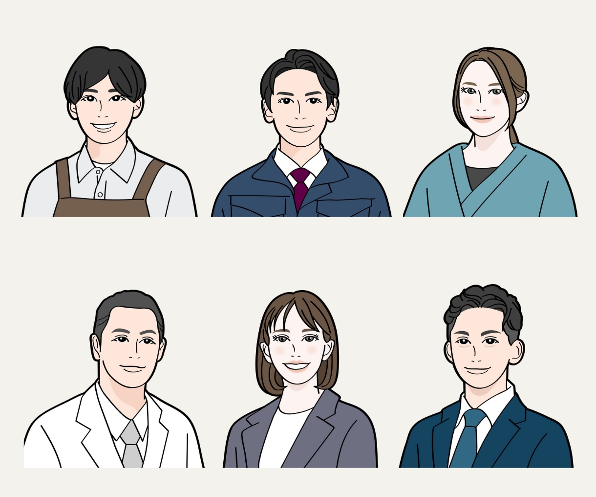 スタッフ・社員紹介に｜信頼感のある似顔絵を描きます 団体様歓迎✨ビジネスHP・名刺・SNSアイコンに最適です イメージ8