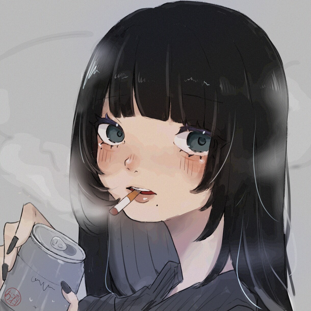 女性キャラクター限定‼️SNS等のアイコン描きます ロリータ系、メンヘラ系の女の子好きの方は是非！ イメージ1