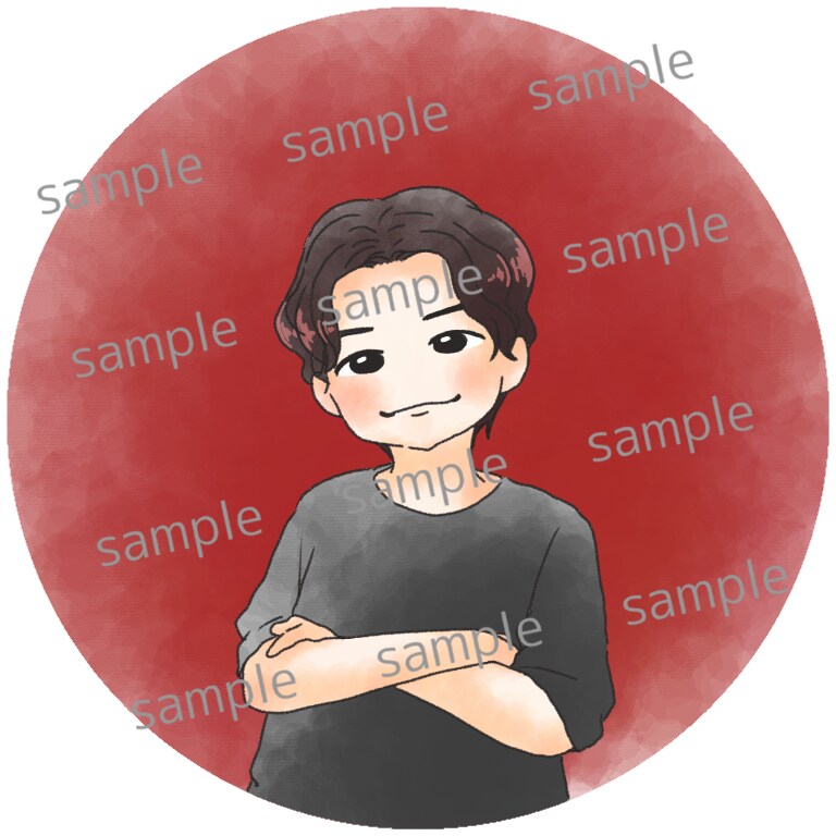やさしく似せたSNSアイコンを描きます やさしい雰囲気のSNSアイコンを描きます イメージ9
