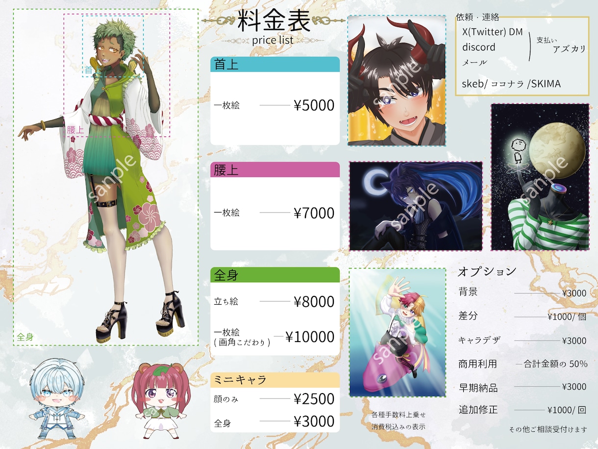 Vtuberさんの一枚絵イラスト描きます 活動中でもVtuber準備中の方でもOK！ イメージ1