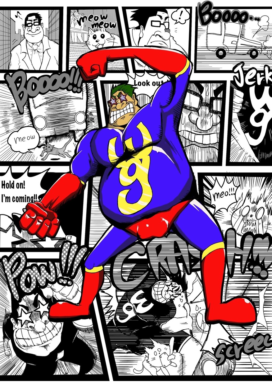 ご希望のイラストを作成します アメコミ風やオリジナリティ溢れるタッチで承ります！ イメージ2