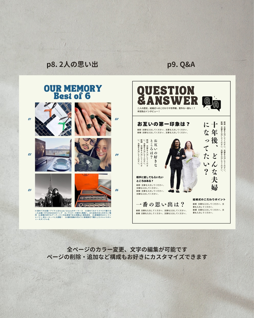 レトロ映画誌風のプロフィールブックが作れます ヨーロッパ映画のようなお洒落な一冊がスマホで簡単に！ イメージ7