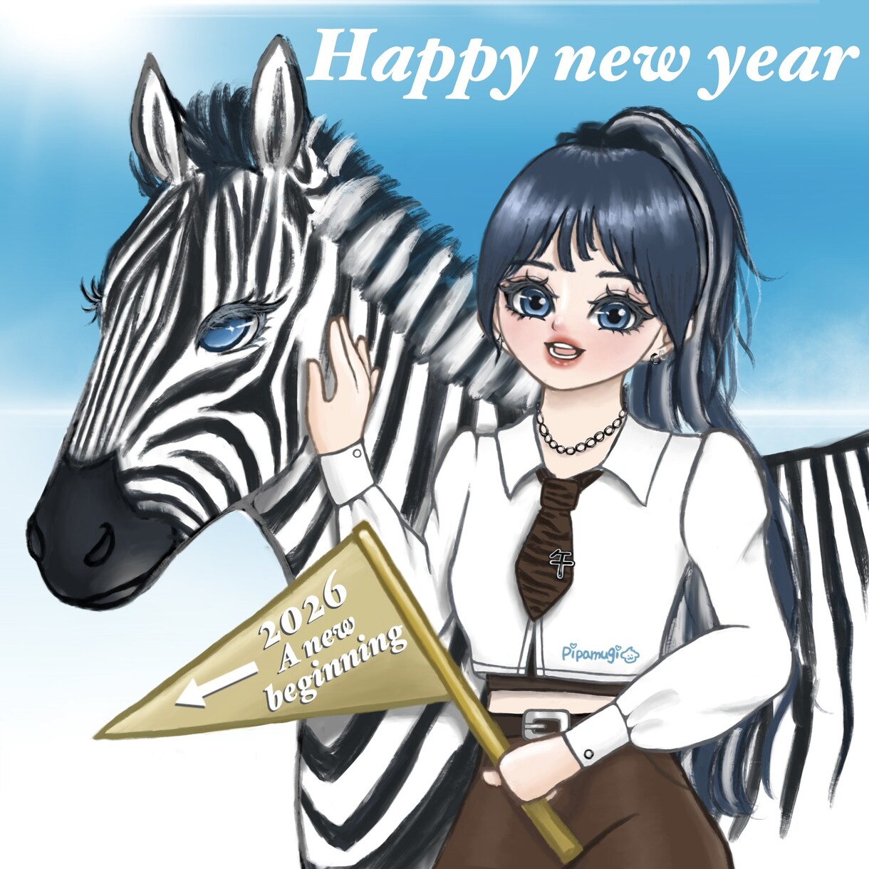 可愛い人物×動物(ペット)イラスト描きます いつでも会える、とっておきの一枚を。 イメージ3