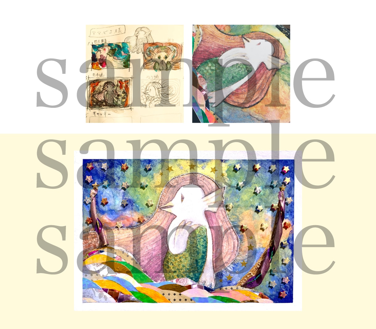 プロの画家×デザイナーが高品質絵画を制作致します ディレクション→デザイン→制作→納品迄お気軽にお任せ下さい イメージ2