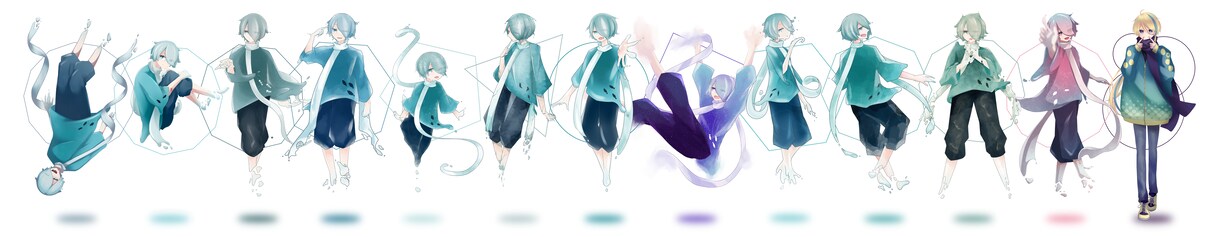TRPG/合成音声向け立ち絵描きます 顔のみ（¥3,000-）～全身まで（¥9,000-）★オプ有 イメージ5