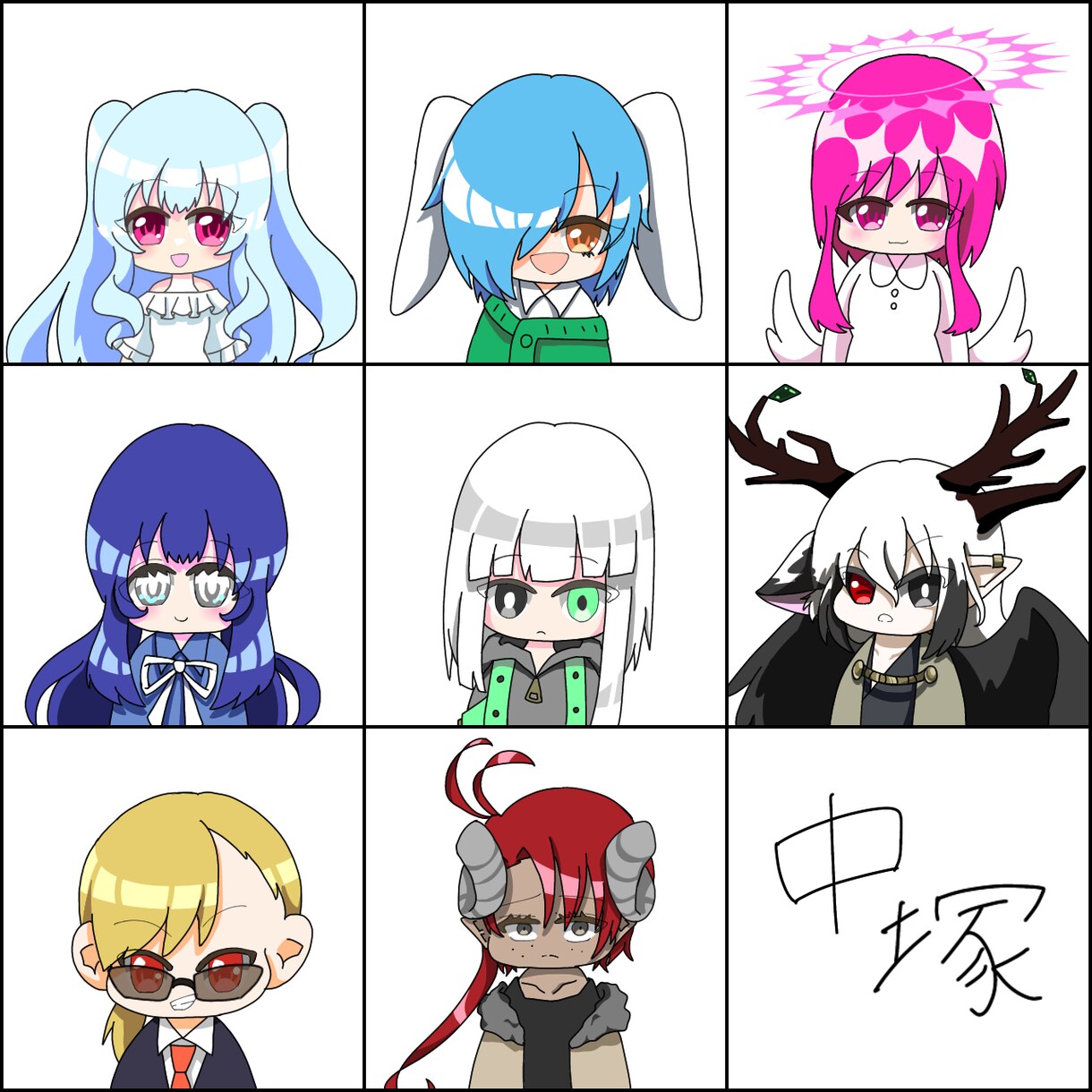 デフォルメアイコン描きます SNS等でアイコンに使えるデフォルメイラストを描きます。 イメージ1