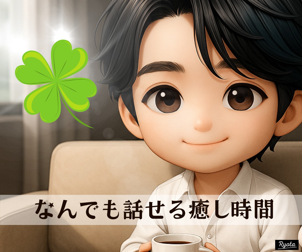 おだやかな声で優しく受け止めてあなたを元気づけます リラックスタイム⭐️雑談/愚痴/恋愛/復縁/人間関係/仕事/ イメージ1