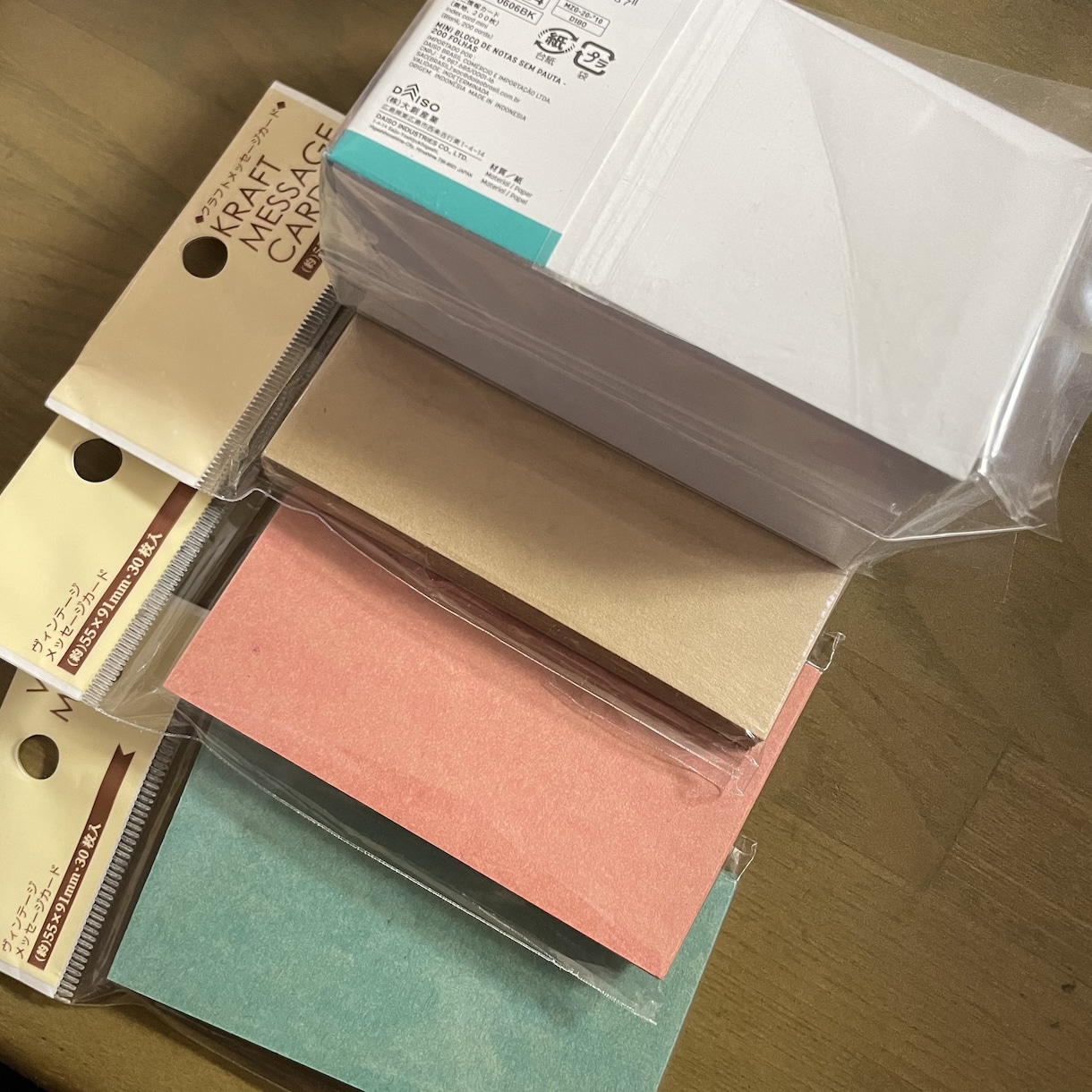 筆ペンで紙に直にプライスカードやポップ手書きします 名刺サイズ10枚分！筆ペンでほっこり書きます♪ イメージ6