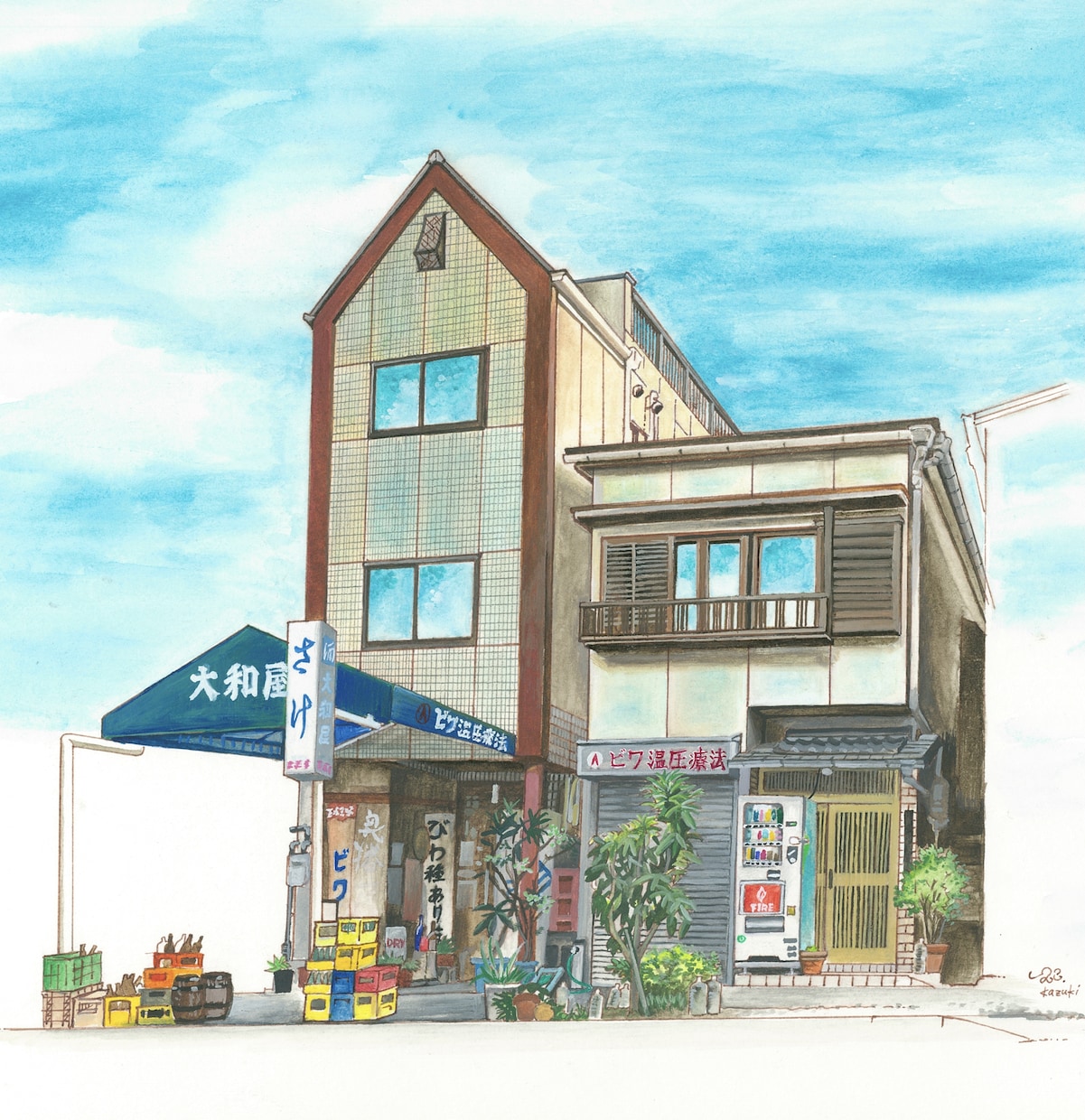 オーダーメイドで建物、背景描きます 壁紙、観賞用など、あなたの希望に合わせて制作します イメージ2