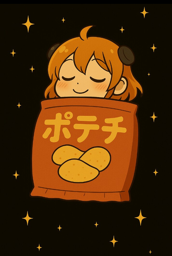 オリジナル絵本キャラ描ます クッキーやポテチで眠る不思議な子ふんわり優しいオリキャラ イメージ1