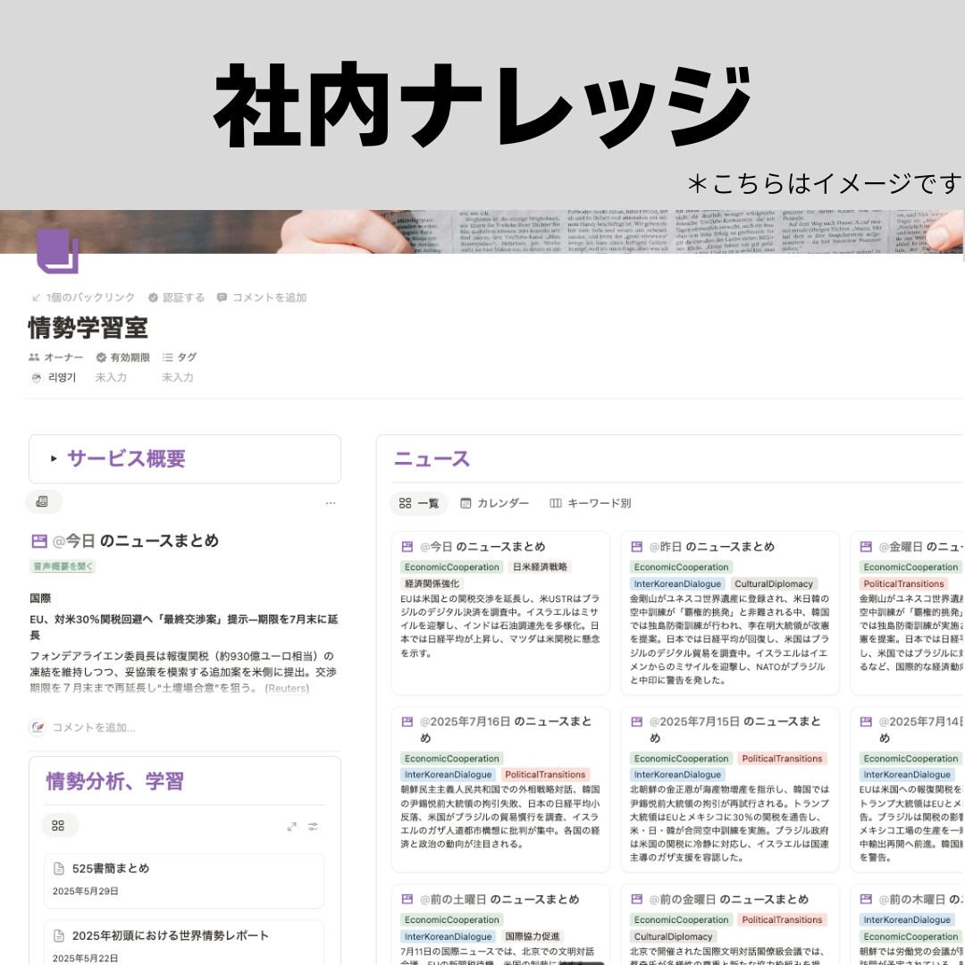 Notion認定コンサルが構築・設計サポートします ゼロから設計→運用支援までのフルサポート イメージ5
