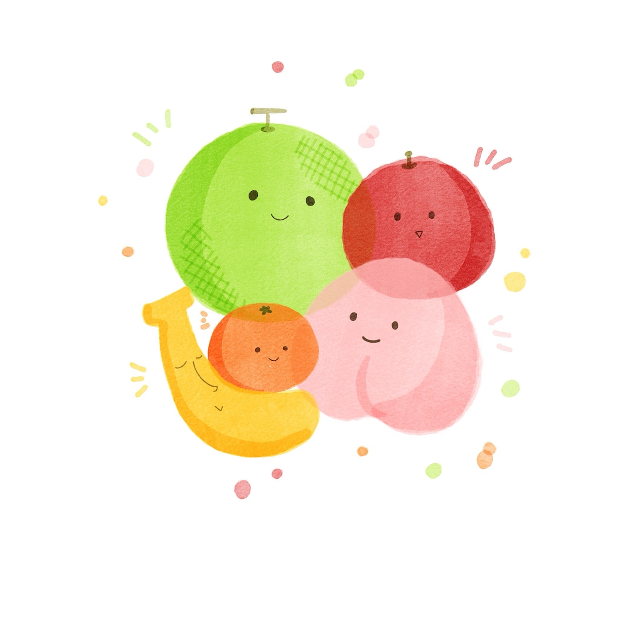 幅広くゆる〜くほんわかかわいいイラスト描きます ちょっとしたイラストがほしい方へ イメージ1