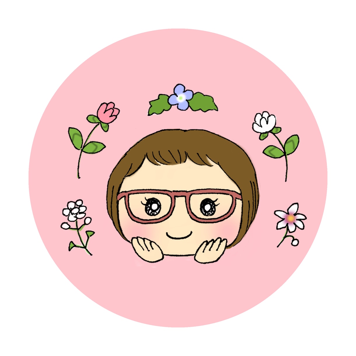 キュートな似顔絵風アイコン描きます 似せることよりもキュートに描くことをメインにしています。 イメージ9