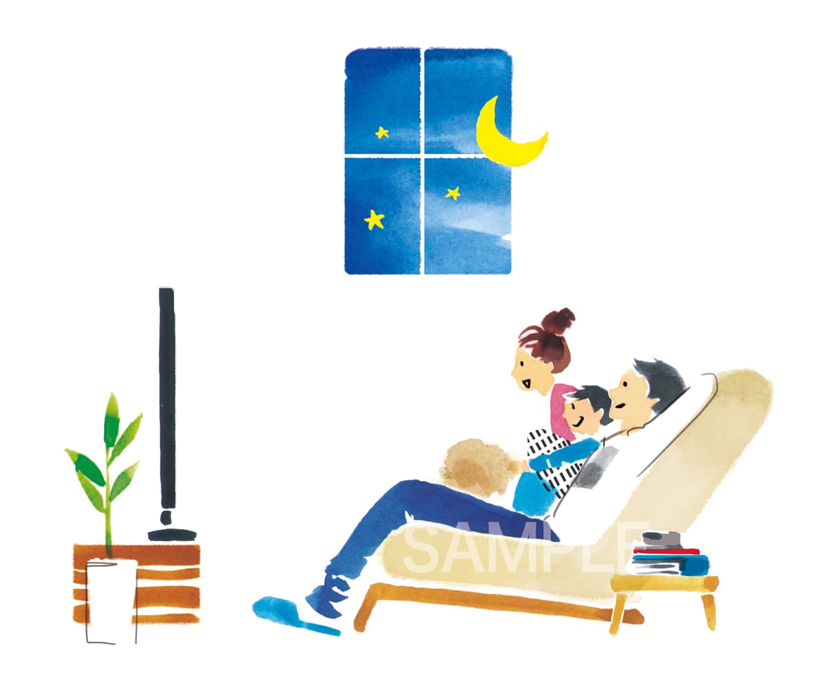 おしゃれな家族、女性、男性、子供のイラスト描きます プロクオリティで商用OK！背景、小物もお任せ！ イメージ10