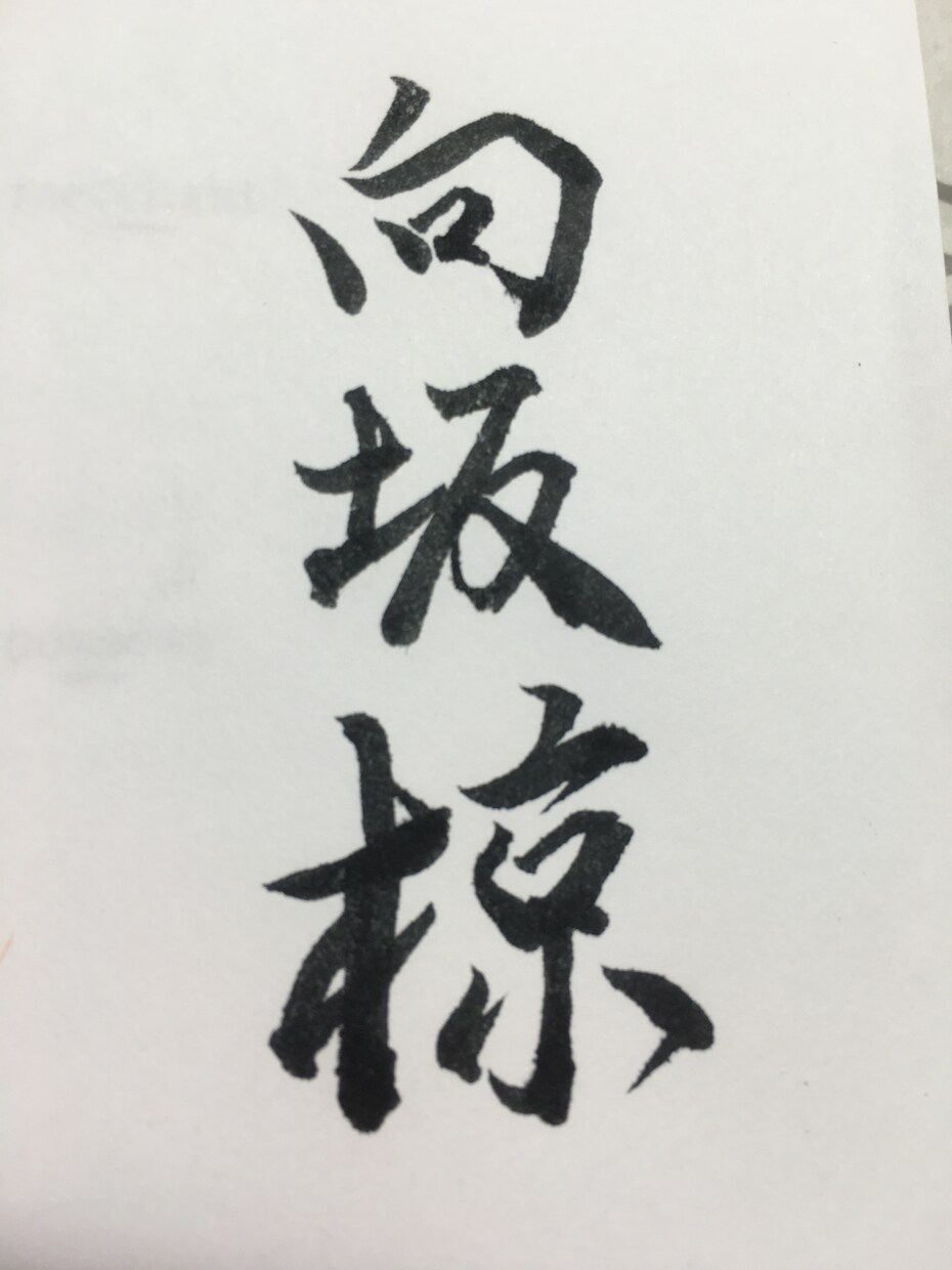 筆ペンでご希望の文字をお書きします きっと何かに使える！役立つ！そんな文字をお書きします♫ イメージ1