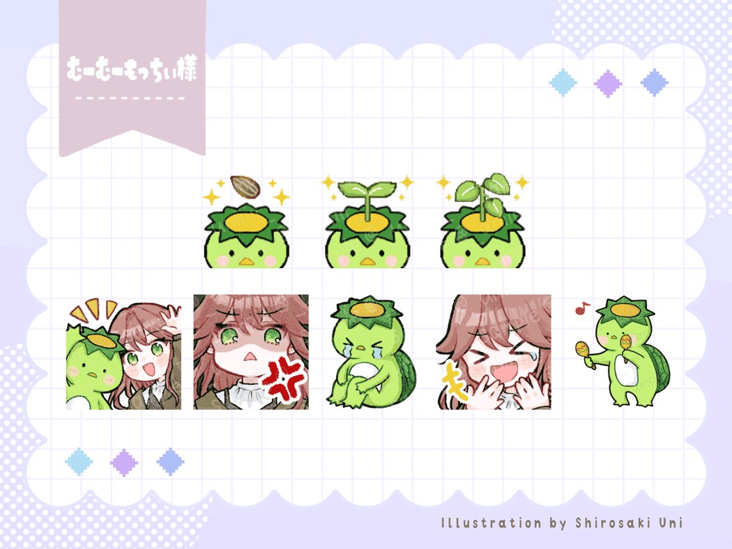 Twitch・YouTubeスタンプ制作いたします アニメーションスタンプもおまかせください！商用利用料込です イメージ6