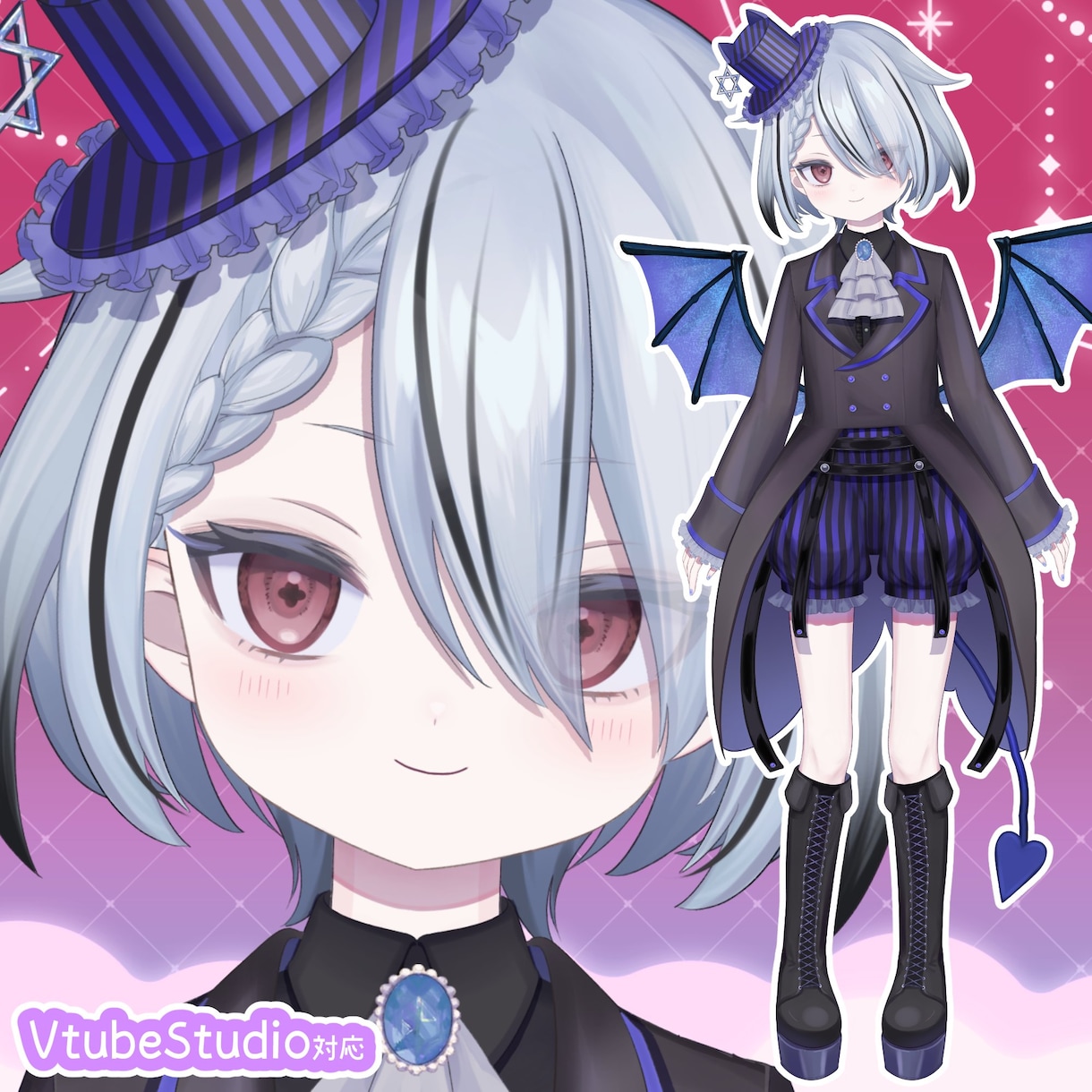 夢を叶えるハイクオリティなLive2D制作をします イラストデザインからモデリングまで一括対応します イメージ5