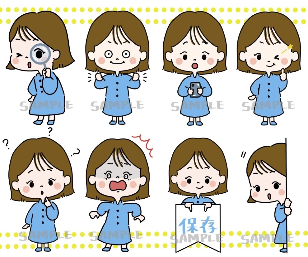 目を引くゆるカワポップなカットイラスト描きます 親切丁寧！初心者の方も大歓迎！修正無制限‼︎まずはご相談を♪ イメージ3