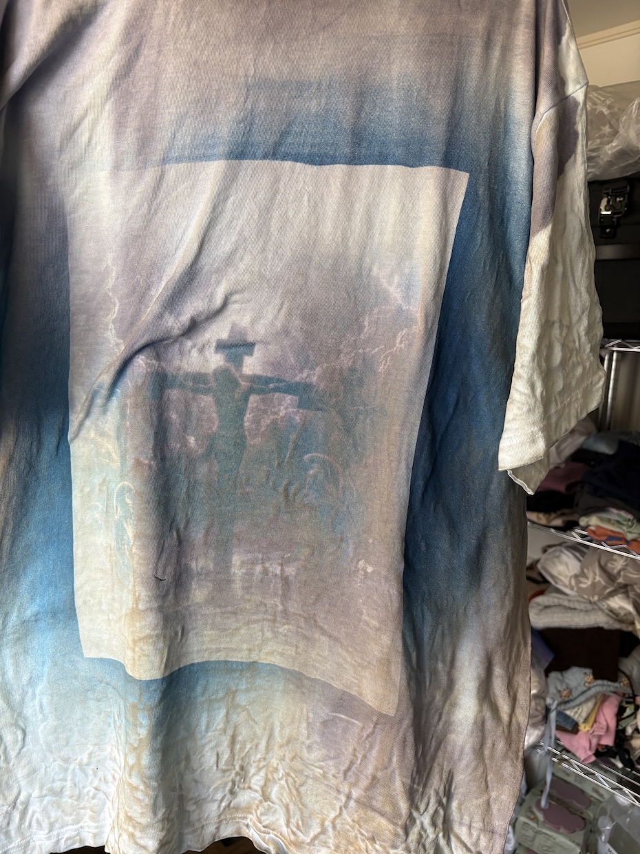 サイアノタイプで彩るオリジナルTシャツ制作します 晴れの日しか作れない！太陽での光で作る1点物Tシャツ作成 イメージ8